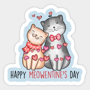 Funny Valentine's Day for cat lovers 💖 Sticker